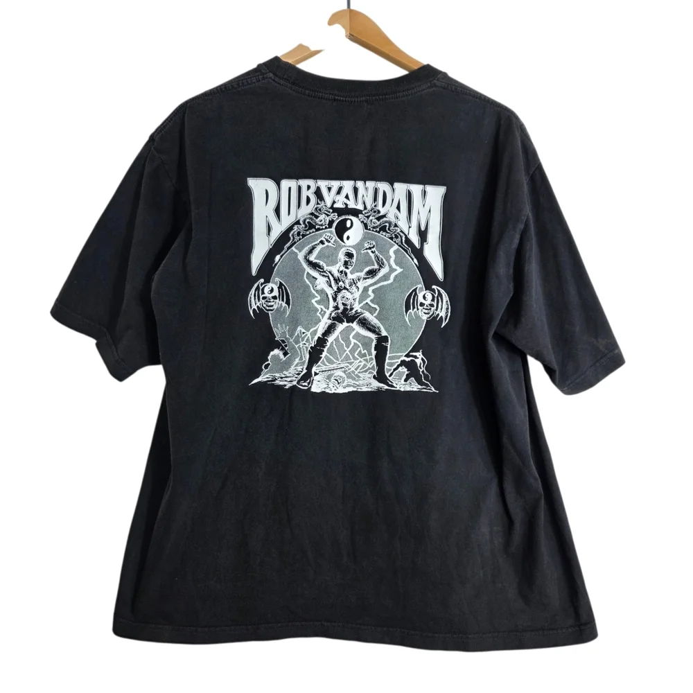 Vintage Wwf - Rob Van Dam RVD Bootleg Wrestling WWF WCW shirt - Picture 5 of 9